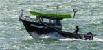 ID 14078 Sea Cleaners KORORA negotiating the choppy waters of Auckland's Waitemata Habour.
Sea Cleaners is a non-profit organisation aiming to clean up New Zealand's coastal marine environment. 